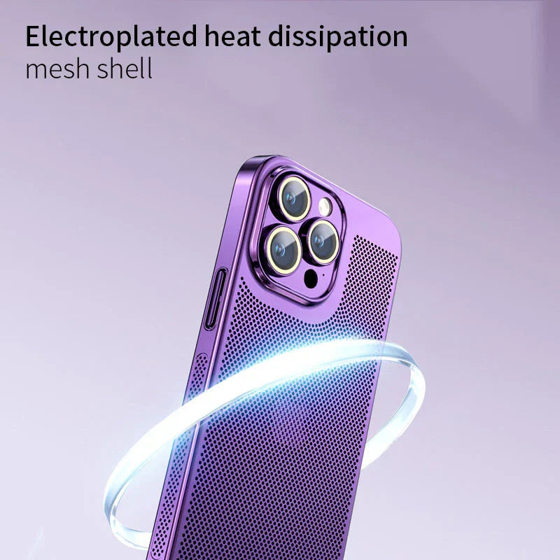 Cooling Metal Phone Case for iPhone