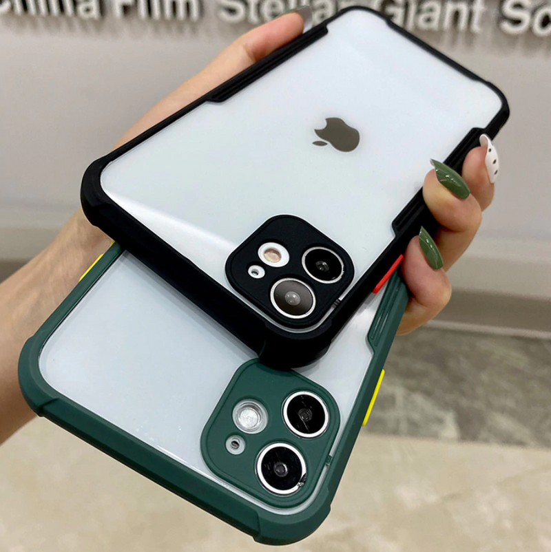 iPhone 11 Series Shockproof Bumper Phone Case with Camera Protection