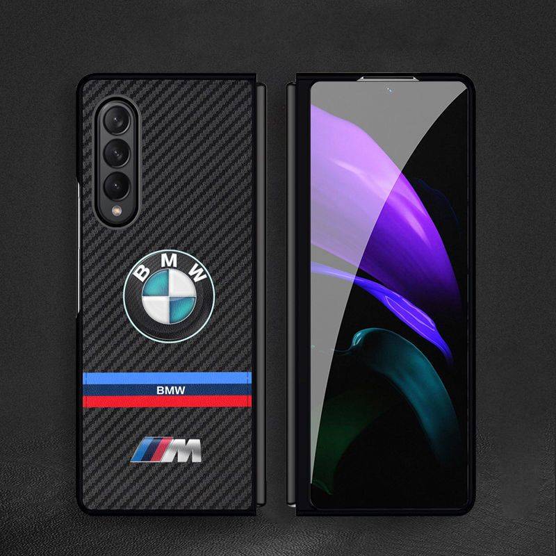 Galaxy Z Fold3 Luxurious Carbon Fiber Glass Case