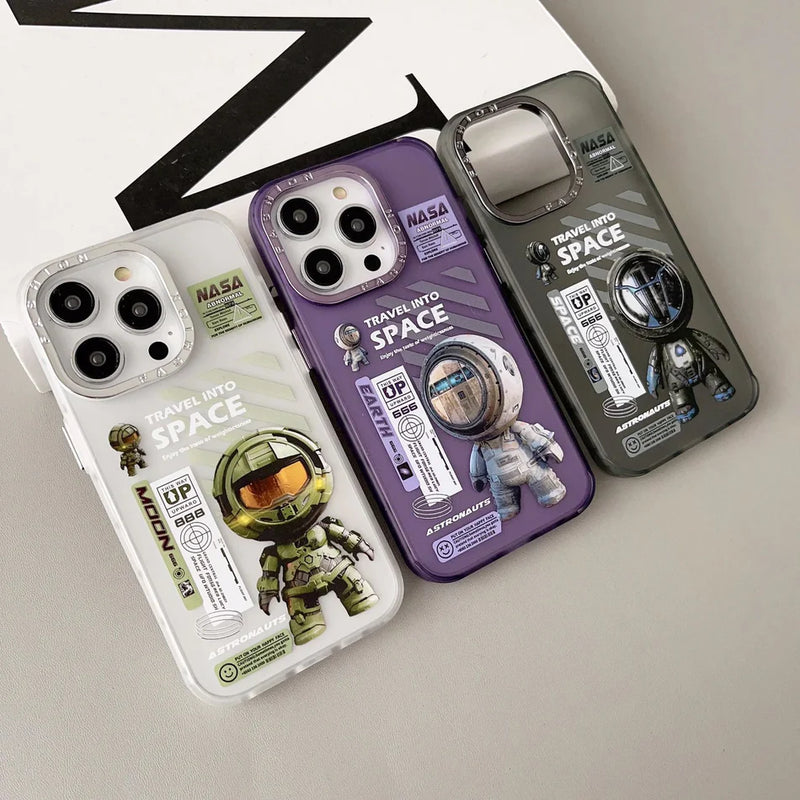 ASTRONAUT PATTERN IPHONE CASE