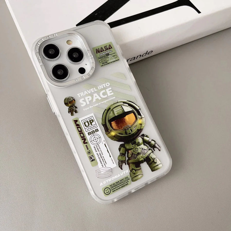 ASTRONAUT PATTERN IPHONE CASE