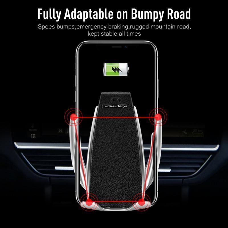 Auto-Clamp Magnetic Wireless Charger Mount