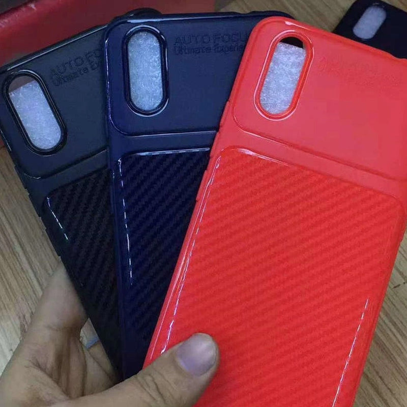 Galaxy A30s Auto Focus Carbon Fiber Case