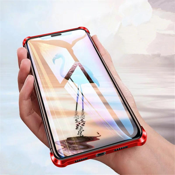 iPhone XR Frameless Auto-Fit (Front+ Back) Magnetic Glass Case