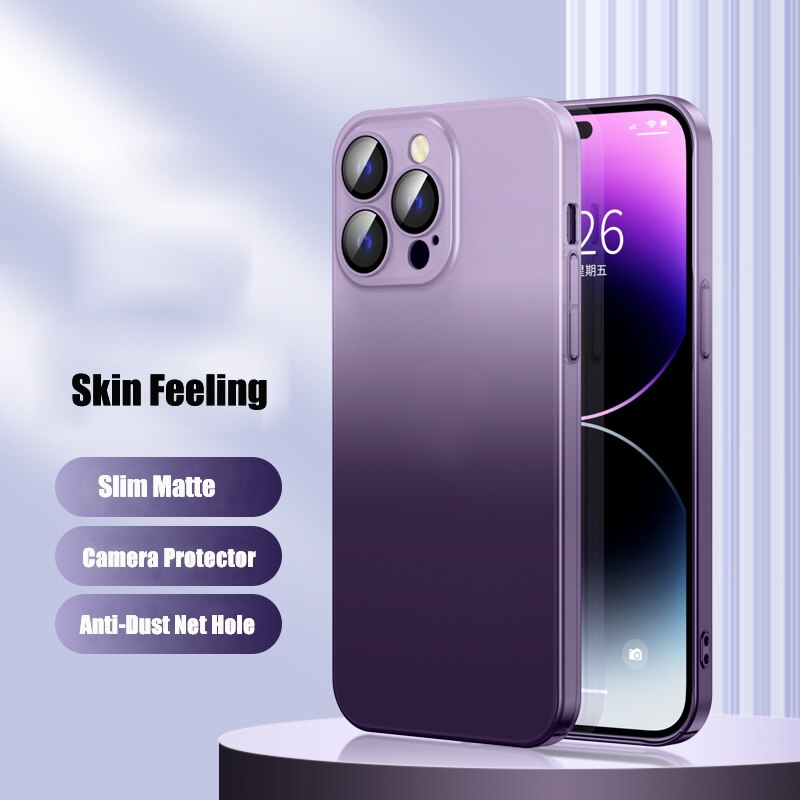 iPhone 13 Pro Frosted Matte Gradient Back Case