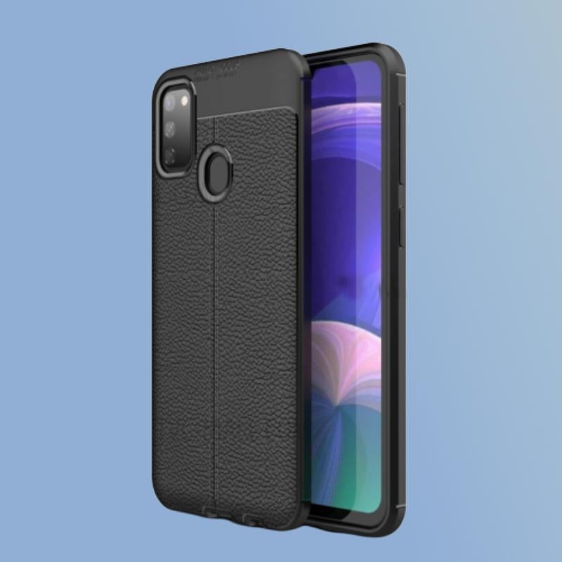 Galaxy M30s Auto Focus Leather Texture Case