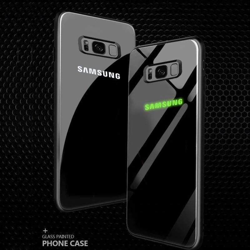 Galaxy S8 Plus Radium Glow Light Illuminated Logo 3D Case