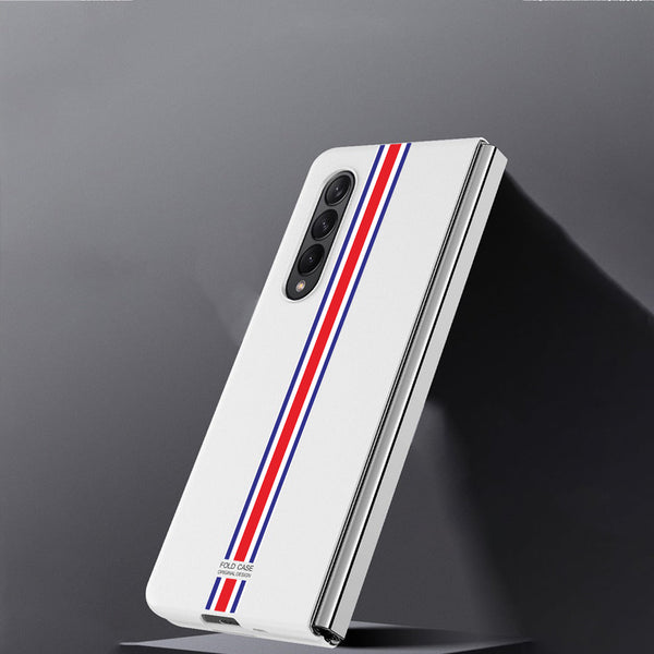 Galaxy Z Fold4 Ultra Thin Hybrid Striped Matte Shell Case