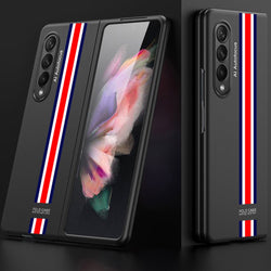 Galaxy Z Fold4 Ultra Thin Hybrid Striped Matte Shell Case