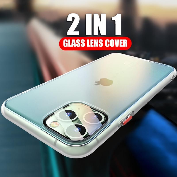 iPhone 11 Series Shockproof Matte Case With Camera Lens Guard