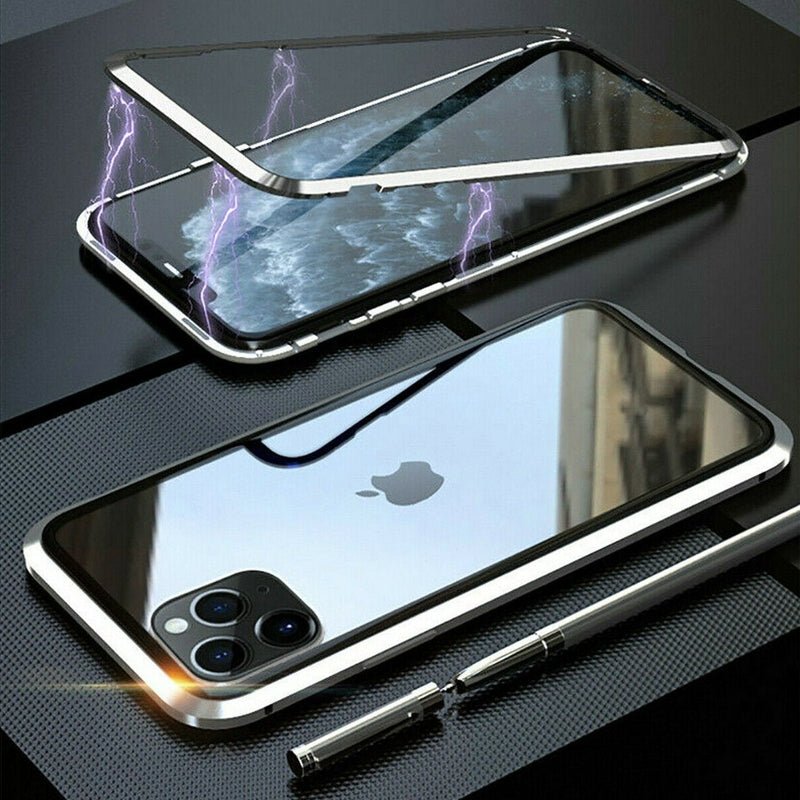 iPhone 12 & 13 Series (Front+Back) Magnetic Glass Case