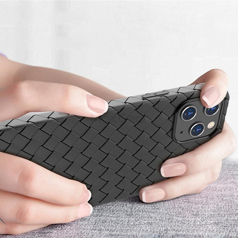 iPhone 12 Series Ultra-thin Grid Weaving Case