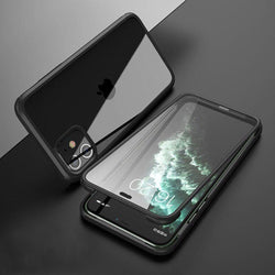 iPhone 12 Pro (Front+Back) Hybrid Design Fiber Case