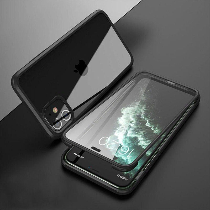 iPhone 12 Pro (Front+Back) Hybrid Design Fiber Case