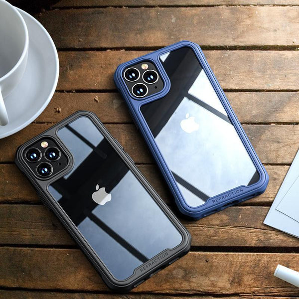 iPhone 12 Pro Durable Shockproof Refraction Fiber Case