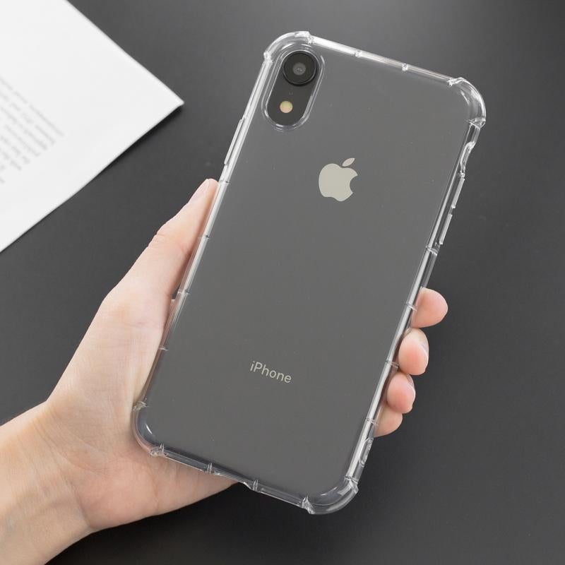 MK ® iPhone XR King Kong Anti Shock TPU Transparent Case