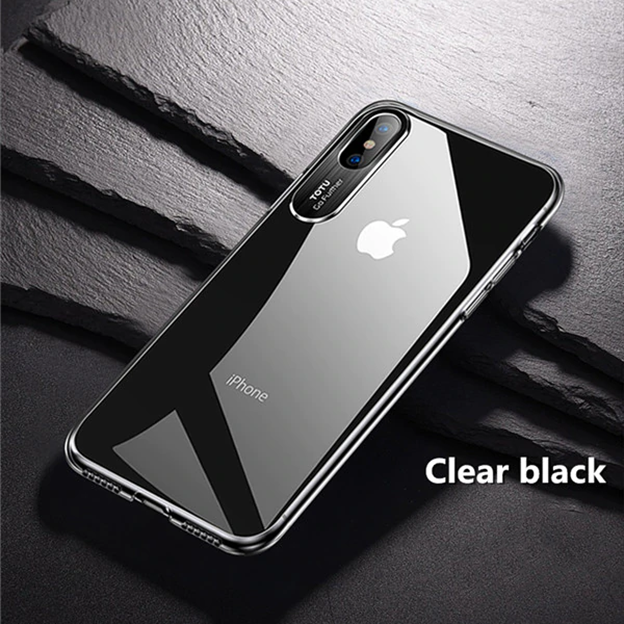 TOTU ® iPhone X Clear Camera Protective Case