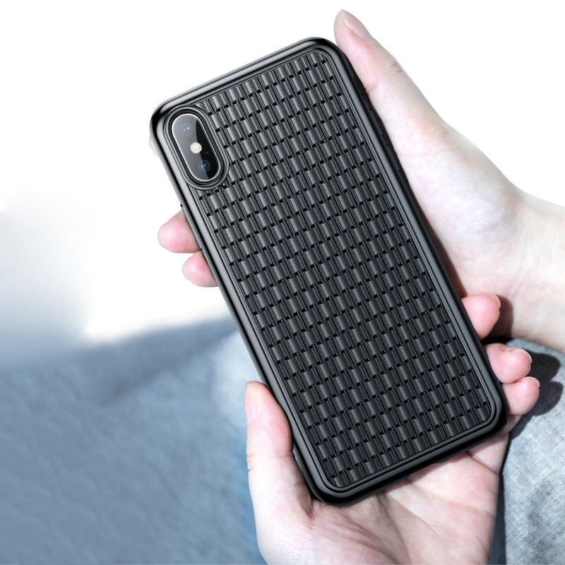 Baseus ® iPhone XS Max Knitted Breathing Soft Case