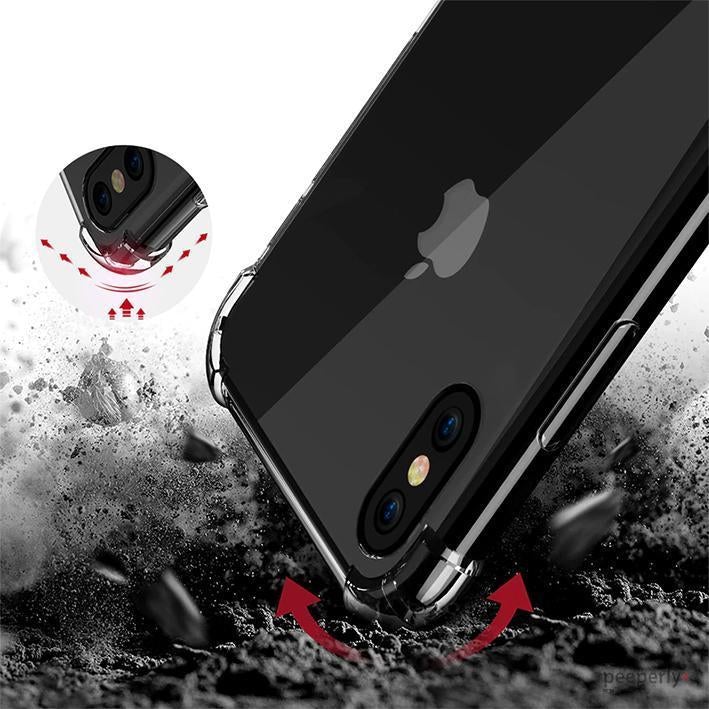 MK ® iPhone XS King Kong Anti Shock TPU Transparent Case