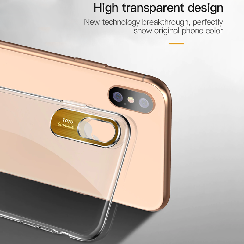 TOTU ® iPhone X Clear Camera Protective Case