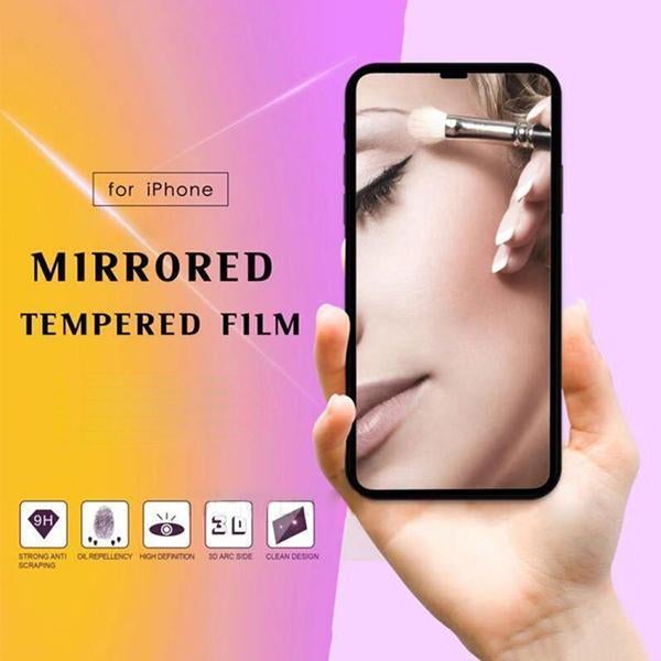 Kingxbar ® iPhone X 3D Mirror Effect Tempered Glass