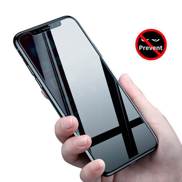 iPhone X Privacy Tempered Glass Screen Protector [Anti-Spy Glass]