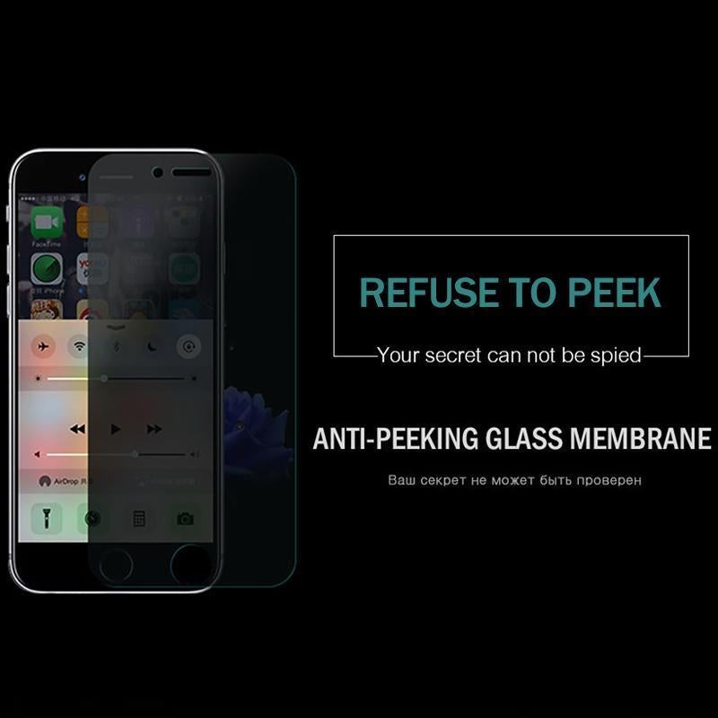 iPhone X Privacy Tempered Glass Screen Protector [Anti-Spy Glass]