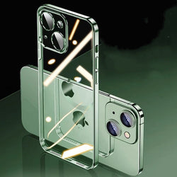 iPhone - Luxury Electroplating Clear Camera Protective Soft TPU Case