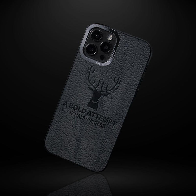 iPhone 12 Pro Max Deer Pattern Inspirational Soft Case