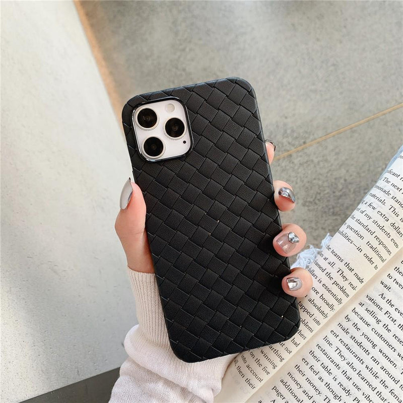 iPhone 12 Series Ultra-thin Grid Weaving Case