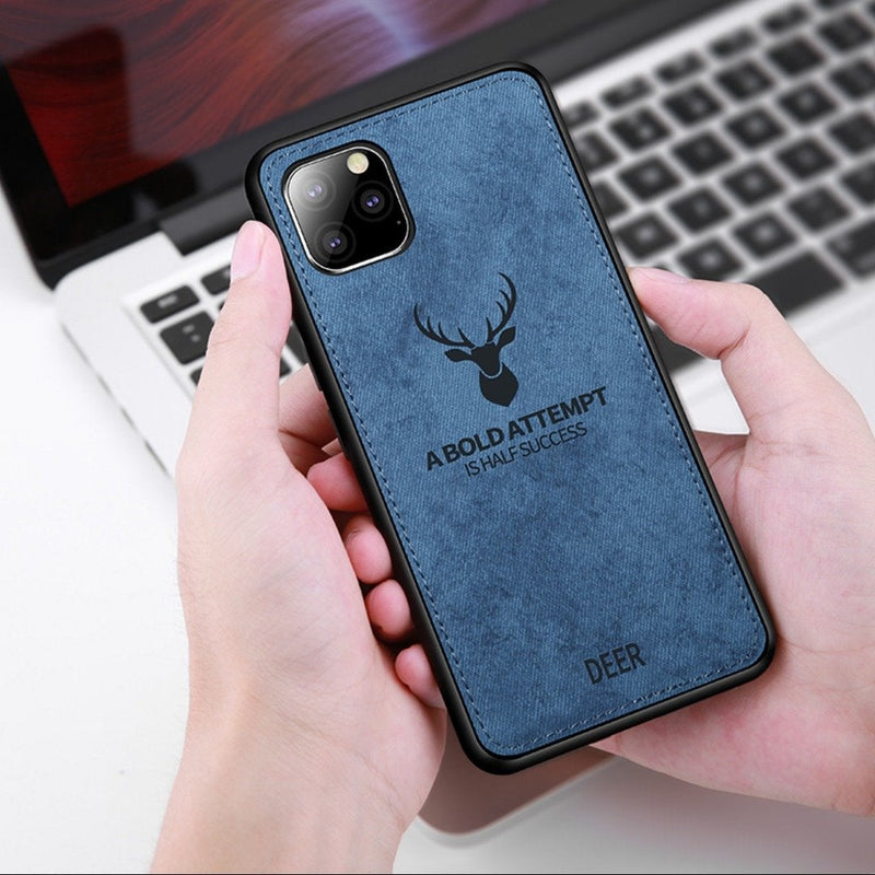 iPhone 11 Pro Max Deer Pattern Inspirational Soft Case (3-in-1 Combo)