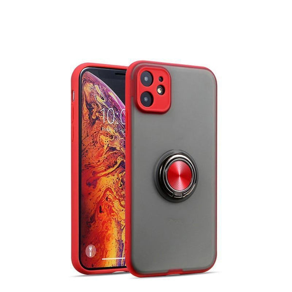 iPhone 11 Shockproof Translucent Ring Case