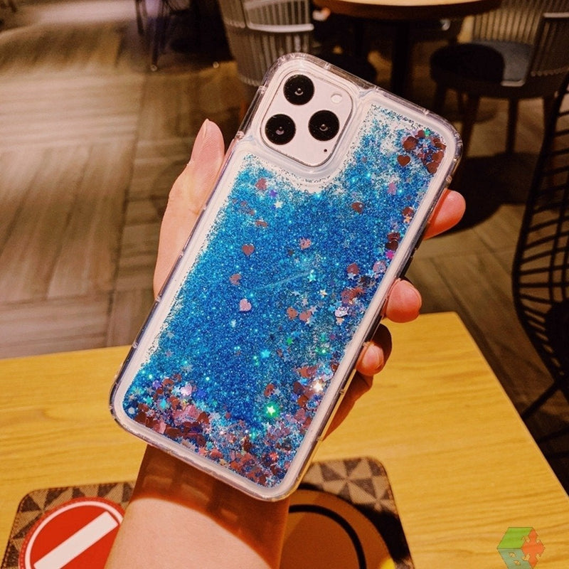 iPhone 11 Series Liquid Glitter Sparkle Shiny Bling Case