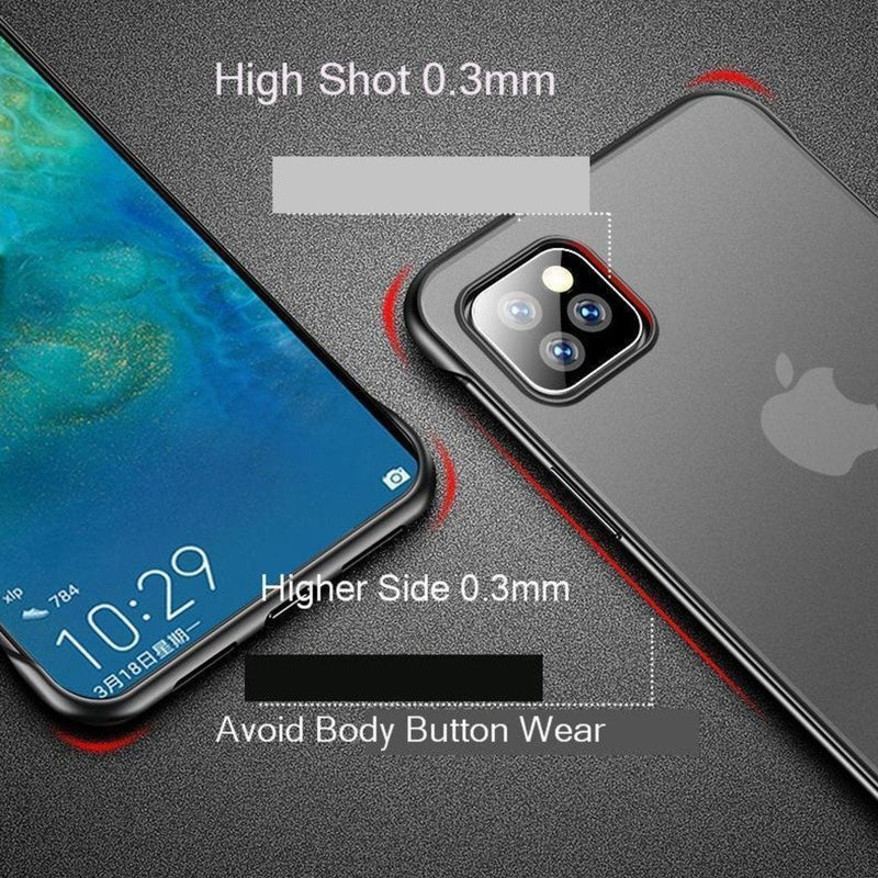 iPhone 11 Series Luxury Frameless Transparent Case