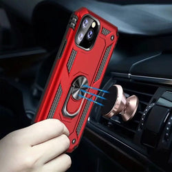 iPhone 11 Series Hybrid Armor Ring Case