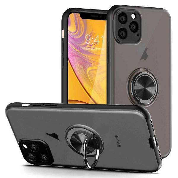 iPhone 11 Shockproof Translucent Ring Case