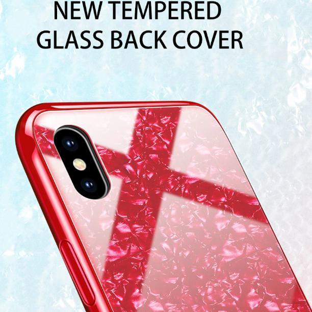 iPhone X Dream Shell Series Textured Marble Case