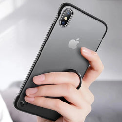 iPhone XR Luxury Frameless Transparent Case