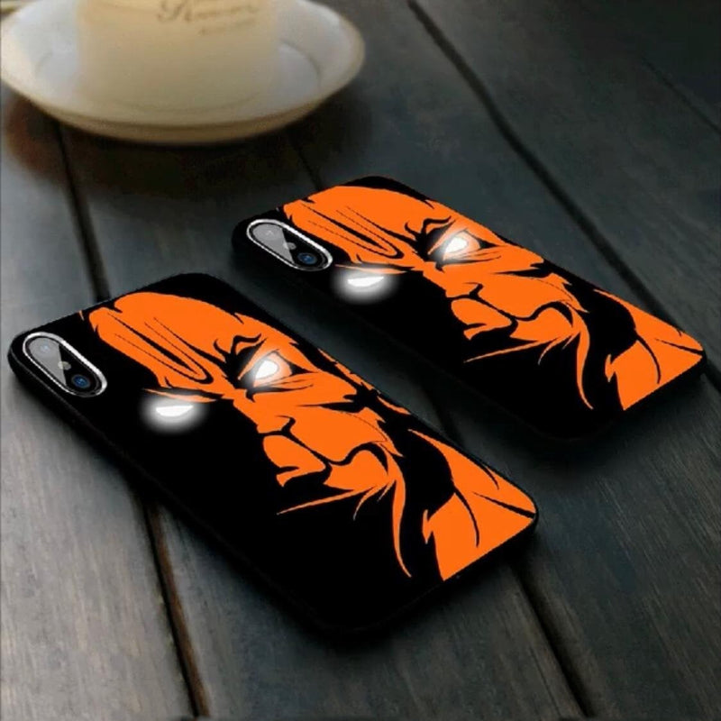 iPhone X Lord Hanuman LED Laser Eyes Illuminated 3D Case