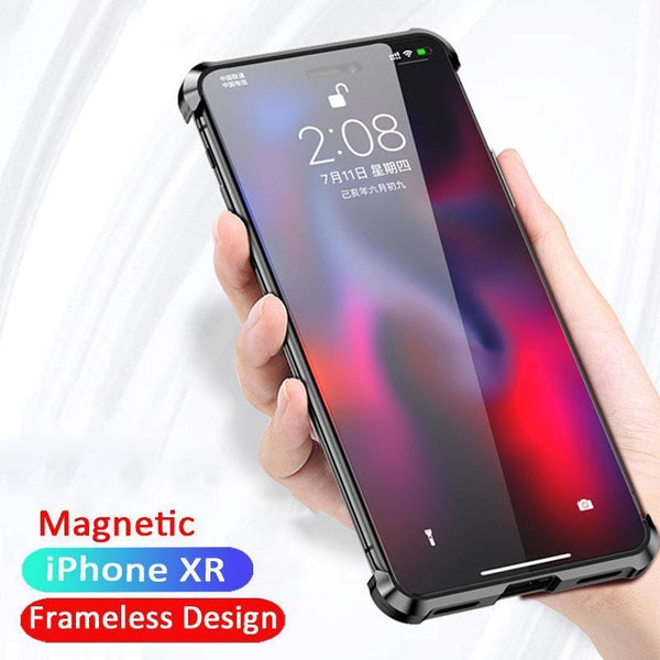 iPhone XR Frameless Auto-Fit (Front+ Back) Magnetic Glass Case