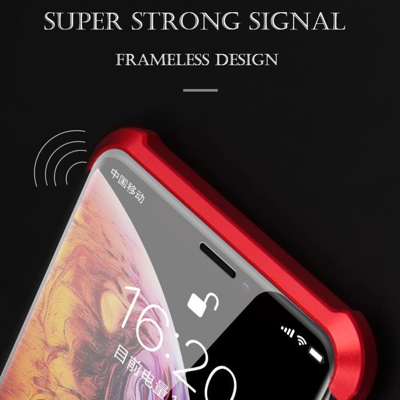 iPhone XR Frameless Auto-Fit (Front+ Back) Magnetic Glass Case