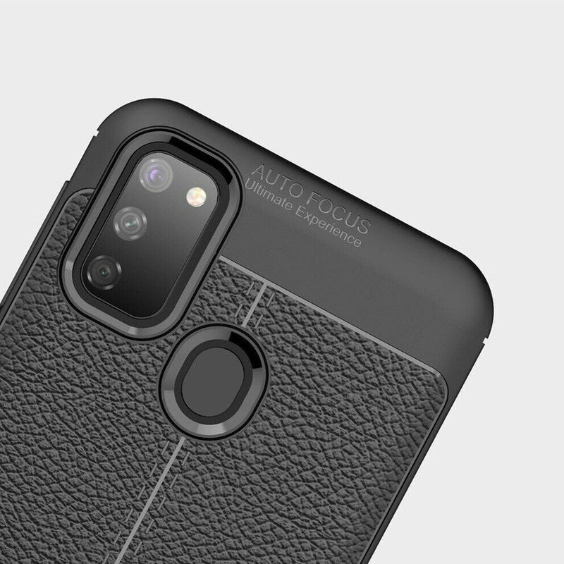 Galaxy M30s Auto Focus Leather Texture Case