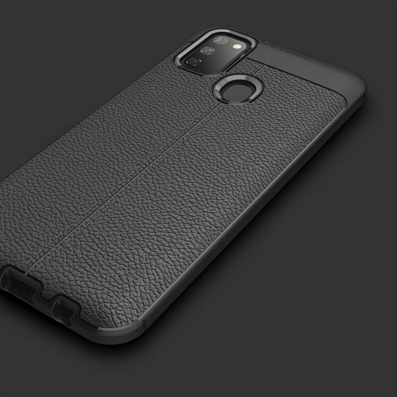 Galaxy M30s Auto Focus Leather Texture Case