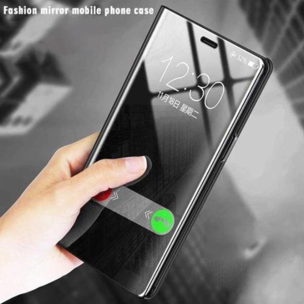 Galaxy M31 Mirror Clear View Flip Case [Non Sensor Working]