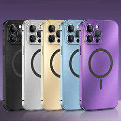 Aluminum Metal Frame Magnetic Case For iPhone