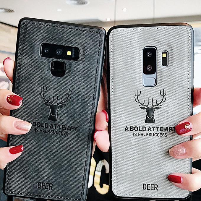 Galaxy S9 Deer Pattern Inspirational Soft Case