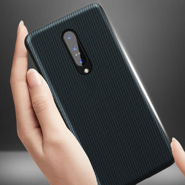 OnePlus 7T Pro Carbon Fiber Premium Armour Case