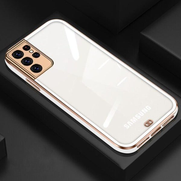 Galaxy A52 Electroplating Ultra Clear Shining Case