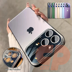 Premium Chromatic AG Lens Glass Case For iPhone 15 Series