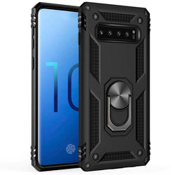 Galaxy S10 Plus Armour Shield Ring Holder Back Case